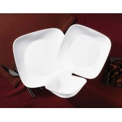 סט אוכל ל-12 סועדים Corelle Pure White